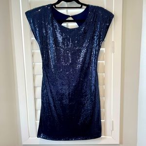 FOREIGN EXCHANGE Sequin Mini Dress